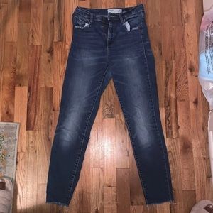 Slim high waisted Garage jeans